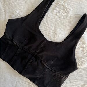 Aerie Black Crop Top